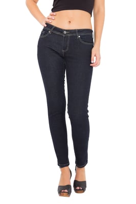 Way of Glory Damen WAY OF GLORY  Jeans - slim fit & narrow leg - rinse wash Katy darkblue
