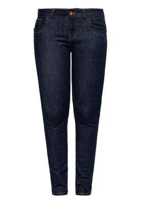 Amor, Truth & Trust Damen Red Selvedge Slim Fit Jeans Leoni dunkelblau