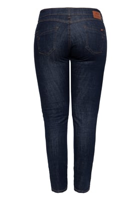 Amor, Truth & Trust Damen Red Selvedge Slim Fit Jeans Leoni dunkelblau