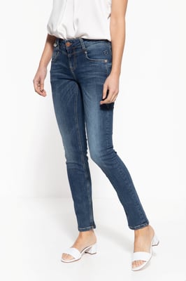 Amor, Truth & Trust Damen 5-Pocket Jeans Zoe dunkelblau