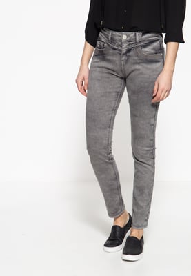 Amor, Truth & Trust Damen 5-Pocket Jeans Venus grau