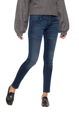 Amor, Truth & Trust Damen Slim Fit Jogpants im 5-Pocket Design Zoe Jog Denim