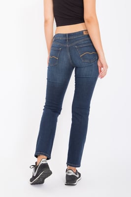 Way of Glory Damen WAY OF GLORY Jeans Britney regular fit & straight leg -dark blue wash Britney darkblue