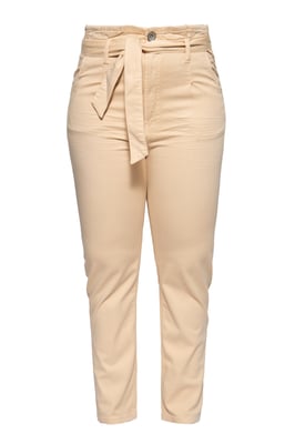 Amor, Truth & Trust Damen Paperbag Hose Moon pastellgelb