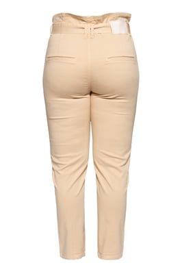 Amor, Truth & Trust Damen Paperbag Hose Moon pastellgelb