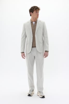 Casual Hose Gerade Passform grey