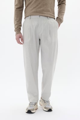 Casual Hose Gerade Passform grey
