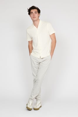 Kurzarmhemd Gerade Passform white