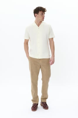 Kurzarmhemd Gerade Passform white