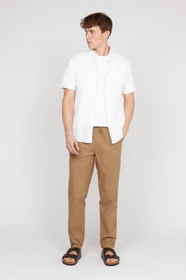Kurzarmhemd Gerade Passform white