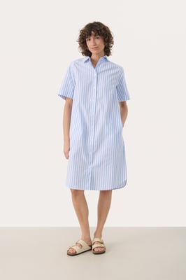 Kleid Baggy fit blue multi