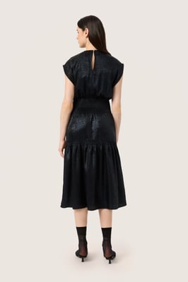 Kleid Slim fit black