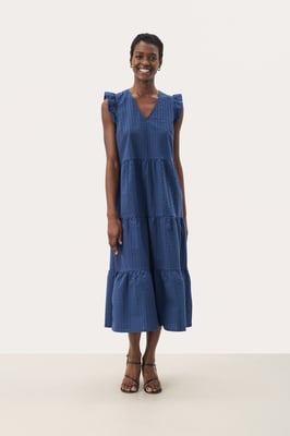 Kleid A-shape blue