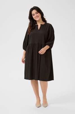 Jerseykleid Regular fit black