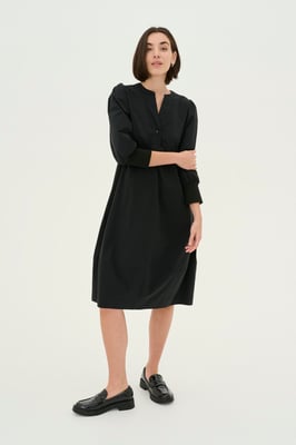 Kleid Weibliche Silhouette black