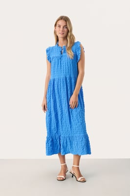 Kleid Gerade Passform blue