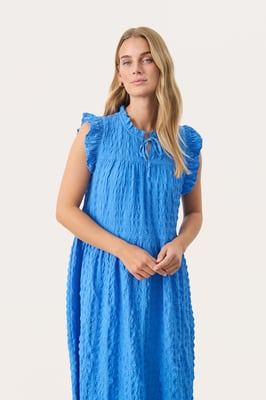 Kleid Gerade Passform blue