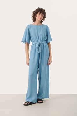 Overall Easy fit light blue