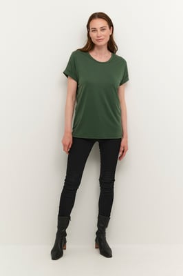 T-shirt Loose fit dark green