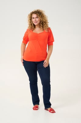 T-shirt Tight fit orange