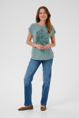 T-shirt Loose fit green