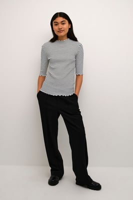 T-shirt Slim fit white black