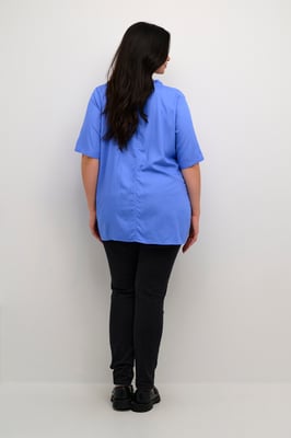 Kurzarm-Bluse A-shape Ultramarine blue