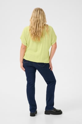 Kurzarm-Bluse Loose fit Lettuce Green