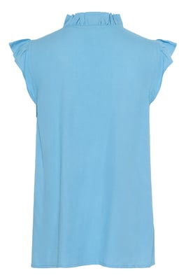 Kurzarm-Bluse Regular fit Heritage Blue light blue