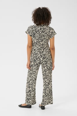 Ärmellose Bluse Casual fit Turtledove/Black Paint Print white black