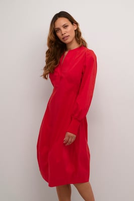Kleid Feminine Fiery Red
