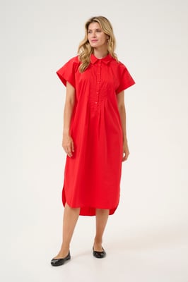 Kleid Oversize fit Fiery Red