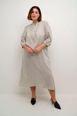 Kleid A-shape Turtledove/Black Stripe black offwhite