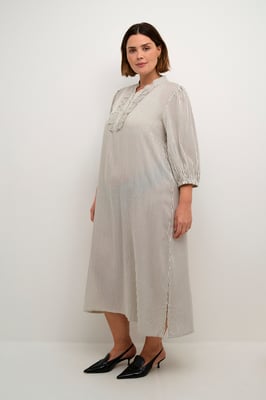 Kleid A-shape Turtledove/Black Stripe black offwhite