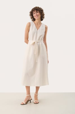 Kleid Gerade Passform Eggnog white