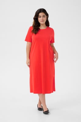 Kleid A-shape Grenadine orange