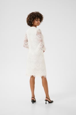 Kleid A-shape Spring Gardenia white