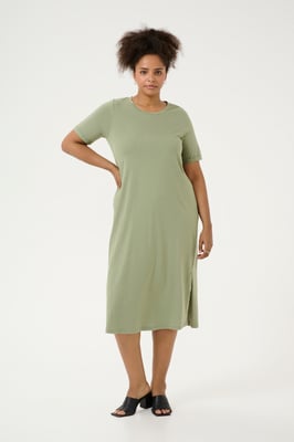 Kleid A-shape Oil Green