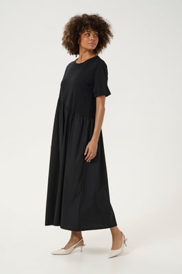Kleid Lockere Passform Schwarz black