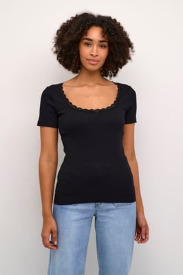 T-shirt Slim fit Black