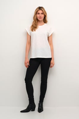 T-shirt Regular fit Spring Gardenia white