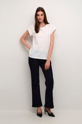 T-shirt Regular fit Spring Gardenia white