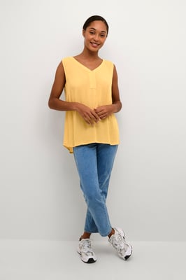 Top Regular fit Ochre yellow
