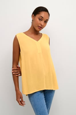 Top Regular fit Ochre yellow
