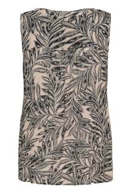 Ärmellose Bluse Regular fit Straw/Chalk/Black Petit Fleur floral
