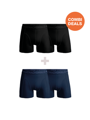 Muchachomalo Herren Boxershorts – 2+2 Stück – Herren Unterhosen