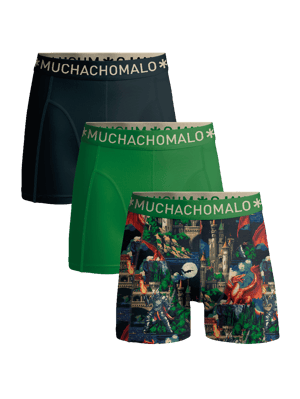 Muchachomalo Herren Boxer Shorts - 3er Pack - Herren Unterwäsche
