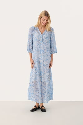 Kleid Gerade Passform Silver Lake Paisley Print blue multi