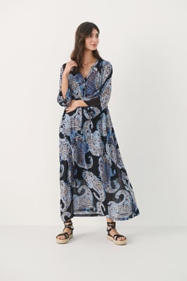 Kleid Relaxed fit Dark Navy Paisley dark blue