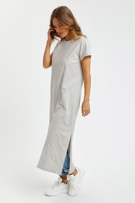 Kleid Regular fit Light Grey Melange light grey